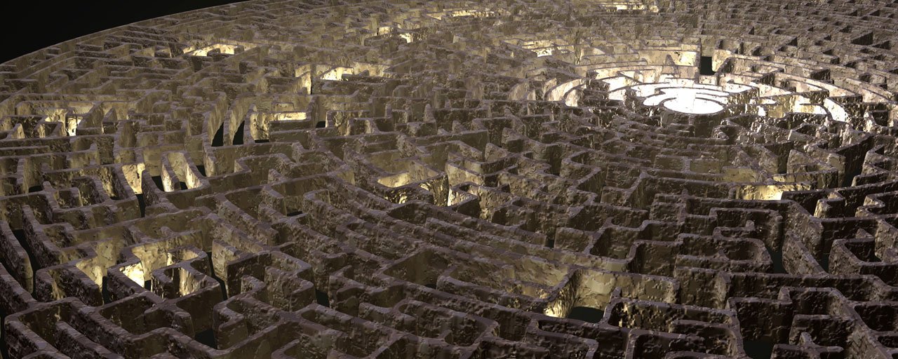 Arbeit und Management zwischen Irrgarten und Labyrinth