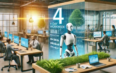 Trend oder Katastrophe: Die Verbindung von KI und 4-Tage-Woche. Schlüssel für eine nachhaltige Zukunft oder Killer für angeschlagene Unternehmen?