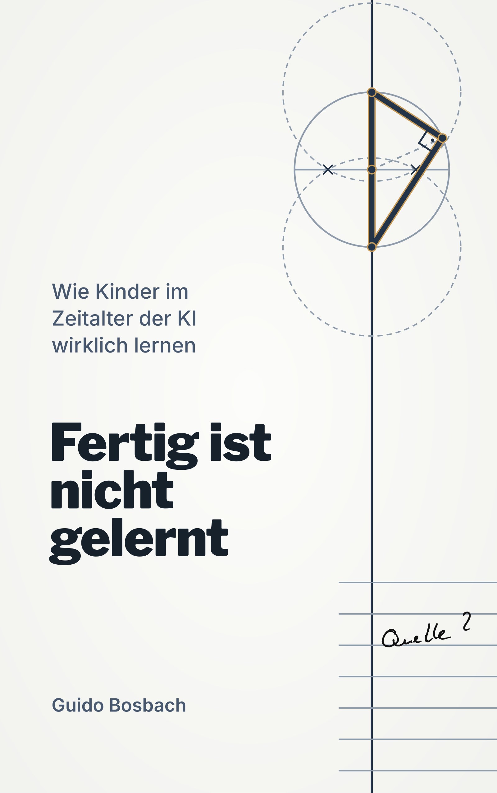 Buchcover „Fertig ist nicht gelernt“ von Guido Bosbach
